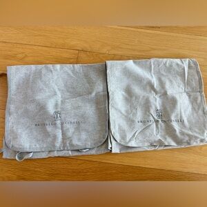 2 BRUNELLO CUCINELLI gray garment bag